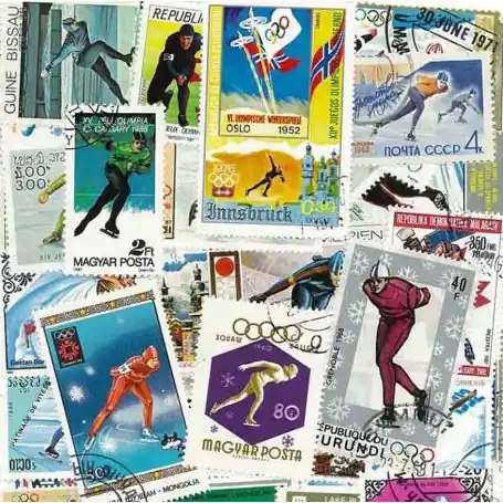 Top Qualité Collection de timbres Patinage Vitesse oblitérés