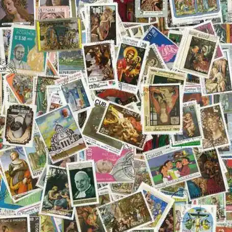 Livraison Express Collection de timbres Religion oblitérés