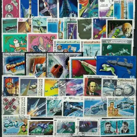 Collection de timbres Soyouz oblitérés Offre Exclusive