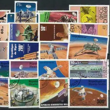 Collection de timbres Viking oblitérés Bon Marché