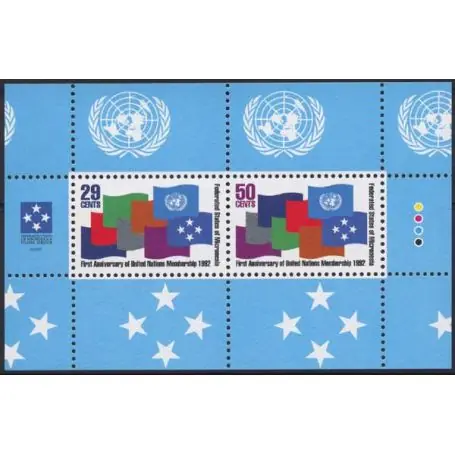 Produit De Marque Micronesie - Bloc N° 13 - Neuf sans charnière