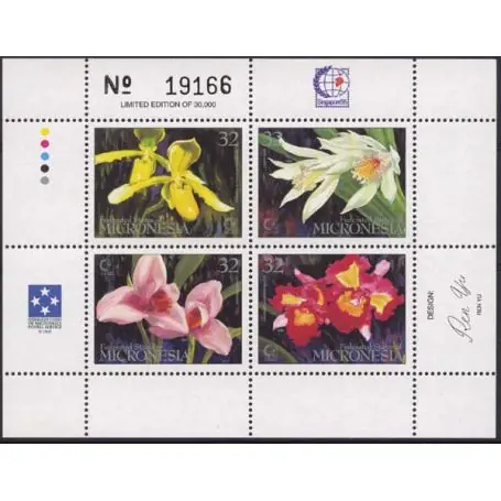 Fait Main Micronesie - Bloc N° 21 - Neuf sans charnière