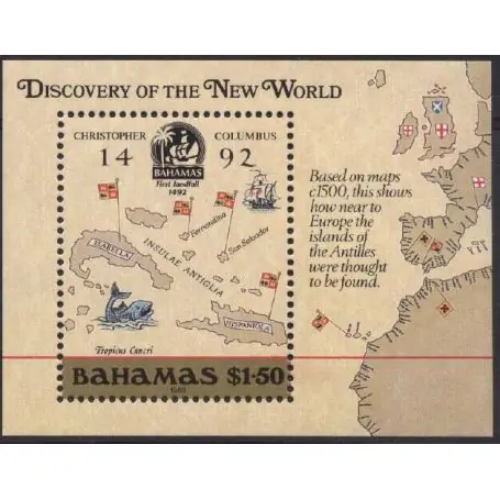 Bahamas - Bloc N° 51 - Neuf sans charnière Prix Bas