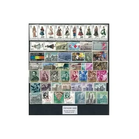 Espagne année complète 1969 neuve Commander Maintenant