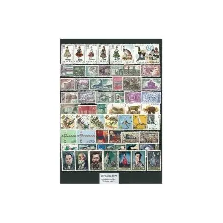 Tendance Espagne année complète 1971 neuve