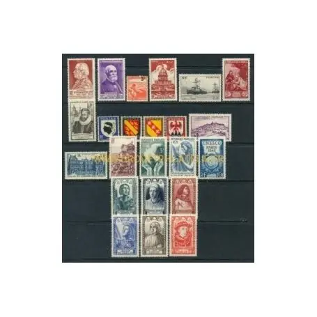 Timbres France 1946 en année complète neuve Acheter En Ligne