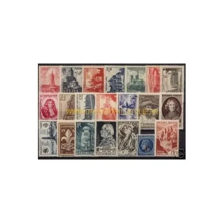 Tendance Timbres France 1947 en année complète neuve