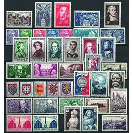 Prix Bas Timbres France 1951 en année complète neuve