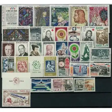Achetez Aujourd’hui Timbres France 1964 en année complète neuve
