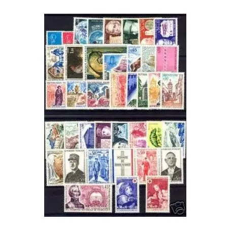 Timbres France 1971 en année complète neuve Prix Réduit