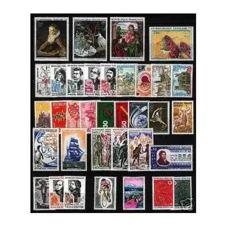 Bon Plan Timbres France 1972 en année complète neuve