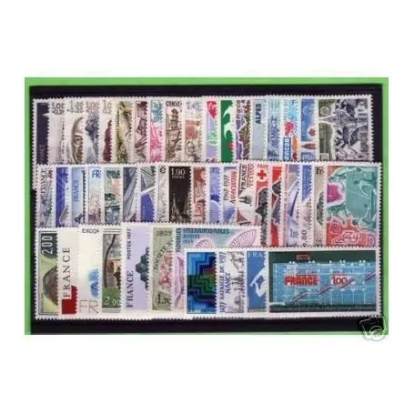 Achat Immédiat Timbres France 1977 en année complète neuve