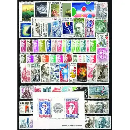 Réduction Timbres France 1982 en année complète neuve