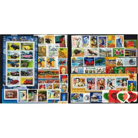 Timbres France 2001 en année complète neuve Quantité Limitée