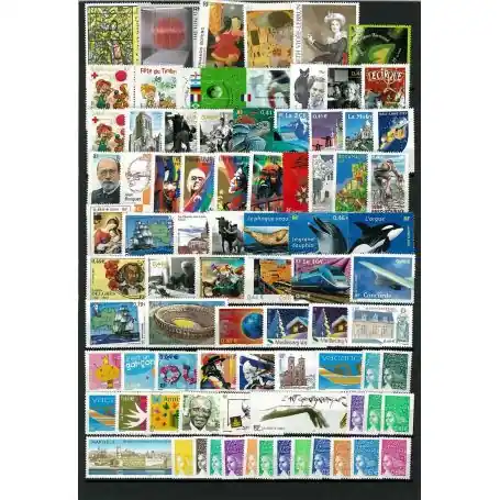 Timbres France 2002 en année complète neuve Premium
