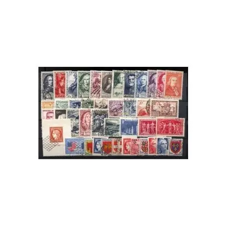 Timbres France 1949 en année complète oblitérée Must-Have
