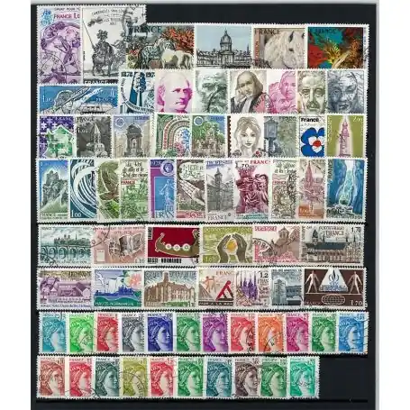 Timbres France 1978 en année complète oblitérée Affaire À Saisir