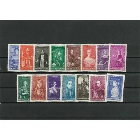 Pas Cher Monaco 1942 Année complète neuve