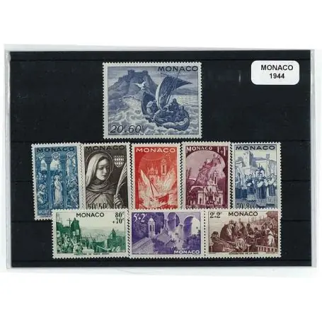 Monaco 1944 Année complète neuve Meilleur Choix