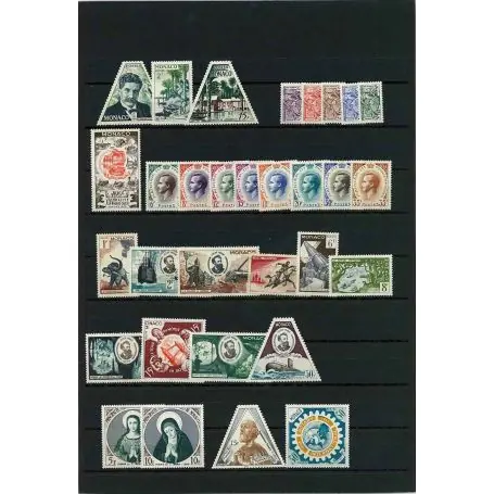 Monaco 1955 Année complète neuve Exclusif