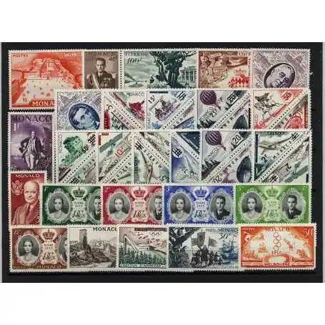 Monaco 1956 Année complète neuve Acheter Direct