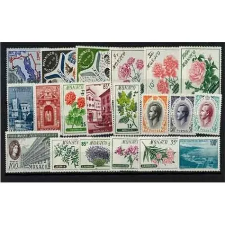 Monaco 1959 Année complète neuve Gros Lot