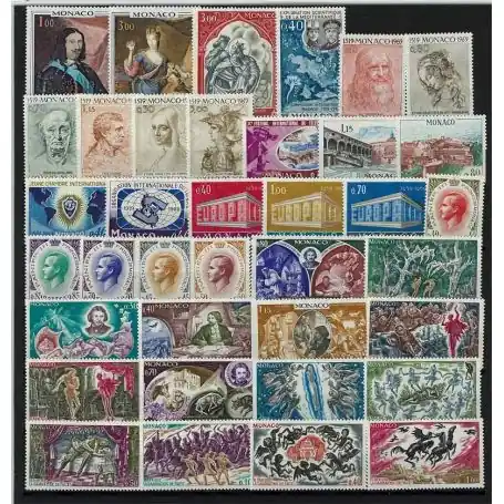 Monaco 1969 Année complète neuve Offre Exclusive