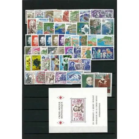 Top Vente Monaco 1978 Année complète neuve