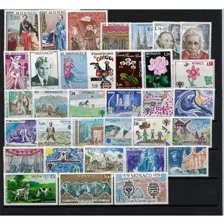 Monaco 1979 Année complète neuve Prix Bas