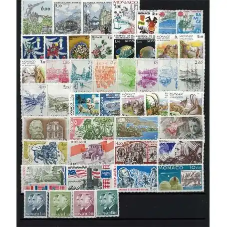 Prix Réduit Monaco 1986 Année complète neuve