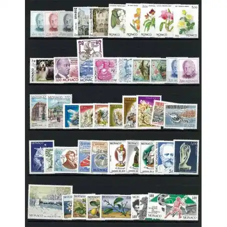 Monaco 1990 Année complète neuve Livraison Mondiale