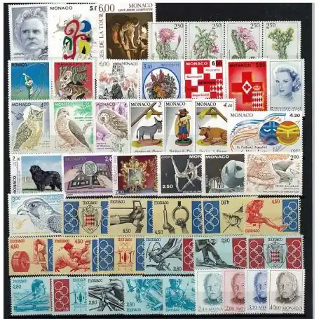 Monaco 1993 Année complète neuve Prix Choc