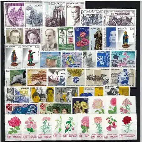 Monaco 1995 Année complète neuve Artisanat
