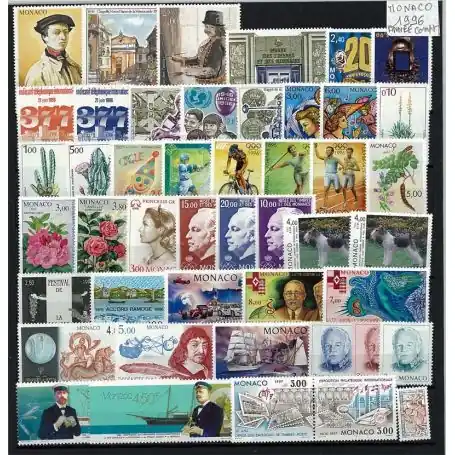 Monaco 1996 Année complète neuve Nouvelle Collection