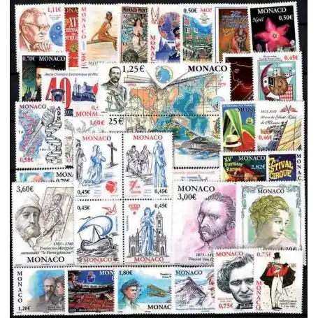 Fait Main Monaco 2003 Année complète neuve