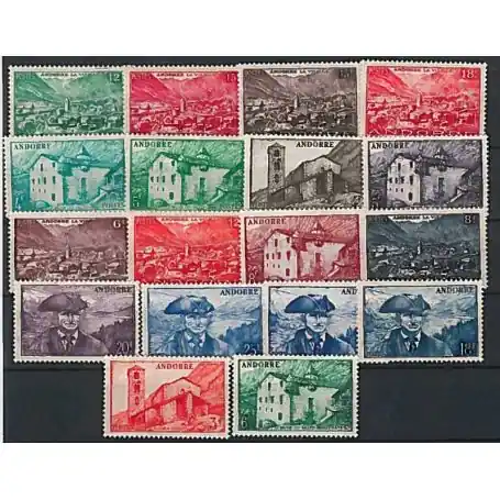 Livraison Express Andorre Français 1948/51 Année complète neuve