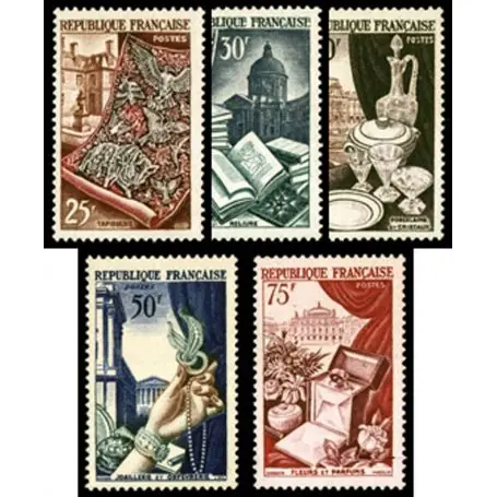 Timbres France Série N° 970/974 neuf sans charnière Bon Marché