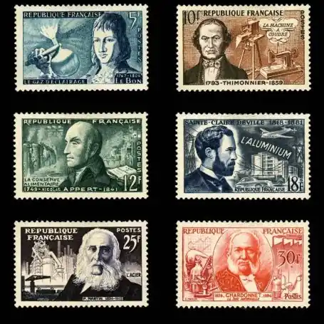 Exclusif Timbres France Série N° 1012/1017 neuf sans charnière