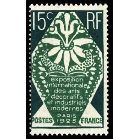 Timbre France N° 211 neuf sans charnière Populaire