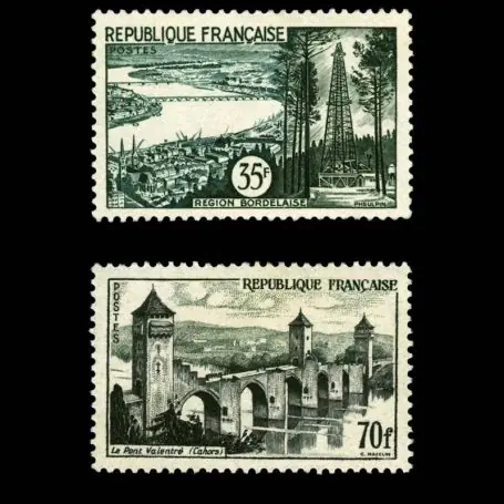 Timbres France Série N° 1118/1119 neuf sans charnière Petit Prix