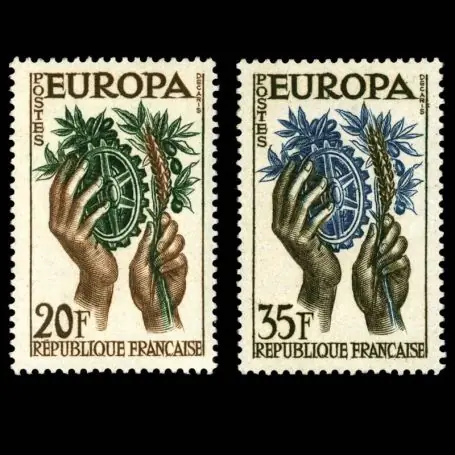 Timbres France Série N° 1122/1123 neuf sans charnière Offre Limitée