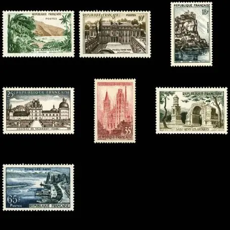 Prix Cassé Timbres France Série N° 1125/1131 neuf sans charnière