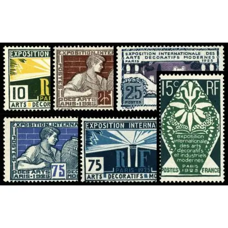 Timbres France Série N° 210/215 neuf sans charnière Original
