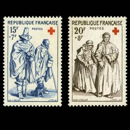 Timbres France Série N° 1140/1141 neuf sans charnière Commander Maintenant