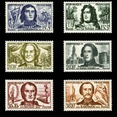 Vente Flash Timbres France Série N° 1207/1212 neuf sans charnière