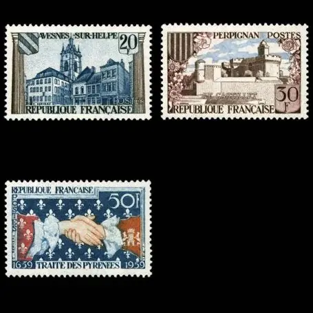 Timbres France Série N° 1221/1223 neuf sans charnière Pas Cher
