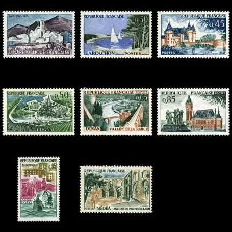 Expédié Aujourd’hui Timbres France Série N° 1311/1318 neuf sans charnière