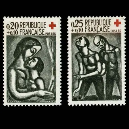 Timbres France Série N° 1323/1324 neuf sans charnière Achetez Aujourd’hui