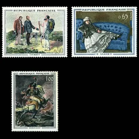 Timbres France Série N° 1363/65 neuf sans charnière Quantité Limitée