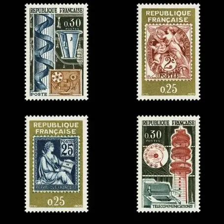 Populaire Timbres France Série N° 1414/17 neuf sans charnière